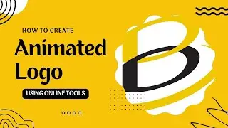 How to Make an Animated Logo, Animated Icons | Create 3D Video Logo for Website | Create GIF Logo