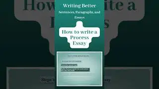 How to write a Process Essay