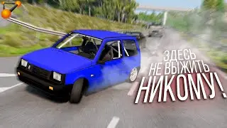 5 КРУГОВ АДА по ИТАЛИИ в BeamNG Drive - КТО ОСТАНЕТСЯ В ЖИВЫХ?