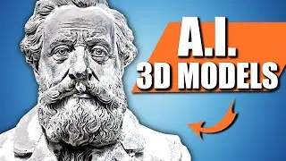 New A.I. For 3D Models - INCREDIBLE Details!