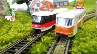TEHNOTRAMSK all series. Toy tram cartoon
