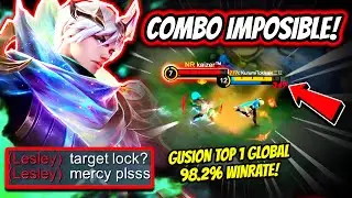 GUSION vs THE BEST META HEROES! GUSION TOP 1 GLOBAL 98.2% WINRATE! | MOBILE LEGENDS