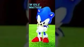 New classic sonic idle animation in sonic speed simulator