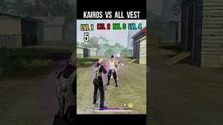 Kairos VS All Vest 🔥 Level 1-4 | Free Fire Kairos Character Ability #srikantaff