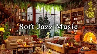 Relaxing Jazz Music for Studying, Working, Sleeping☕Soft Jazz Instrumental Music at Cozy Coffee Shop