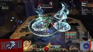 Guild Wars 2 - [GRD] Mythwrigh Gambit: Twin Largos (Portal Strat) - Heal Alacrity Mechanic