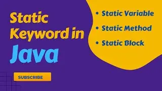 Static Keyword in Java