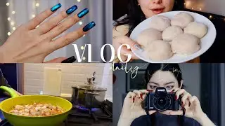 ГОТОВЛЮ по рецепту из тик тока 🍥 | курица по-корейски | новогодний маникюр 💅 | vlog | LinaLove