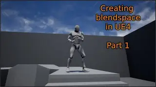 Unreal engine 4 tutorial: Creating animation blendspaces - part 1.