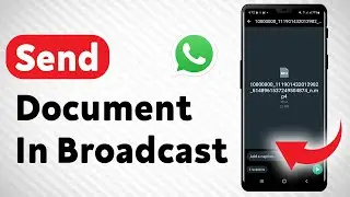 How To Send A Document In Broadcast On WhatsApp - Full Guide