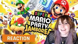 Super Mario Party Jamboree Launch Trailer | GAMEDAME REACTS