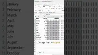 How to Add In-Cell Bar Graphs in Excel