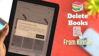 How To Delete Books from your Amazon Kindle! [Remove]