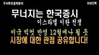 무너지는 한국증시 삼성전자 또 하락! 매수해도 될까요? 전쟁, 빅컷 5분 정리!