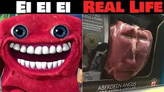 oi oi oi red larva vs e e ei i'm on vacation vs ei ei ei estoy de vacaciones in Real Life