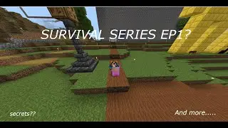 Survival ep1 minecraft (bedrock edition)