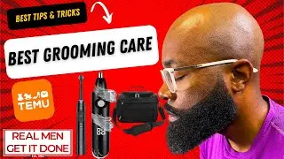 Grooming Essentials w/ TEMU | Beard Care & Bald Head Care for Black Men | 2024