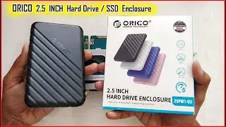 ORICO 2.5 inch External Hard Drive Enclosure SATA to USB SSD Enclosure.