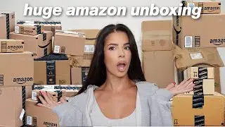 MASSIVE amazon unboxing (BEAUTY, HOME, FALL FASHON, & MORE!)