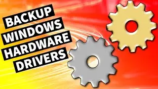 Backup Windows Hardware Drivers