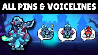 Death Knight Draco All Animated Pins & Voice lines | Season 31 | Brawl Stars