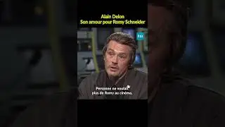 Alain Delon : son amour pour Romy Schneider #INA #Shorts #Delon #Amour