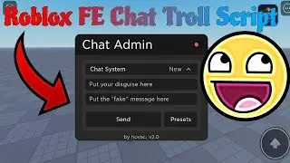 Roblox FE Chat Troll Script | Roblox Chat Hacks Script (Works in all Games)