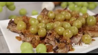 Quick & Easy: Pork Chops with Autumn Crisp Grape Sauce