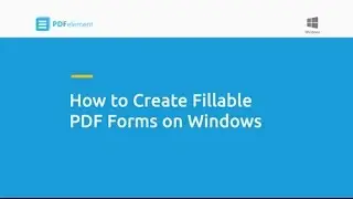 How to Create Fillable PDF Forms on Windows