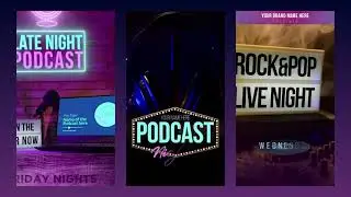 After Effects Template - Podcast Nights Stories Videohive