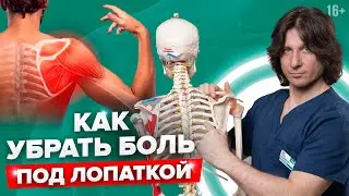 5 упражнений как снять боль под лопаткой в домашних условиях. Лечение боли под лопаткой. //16+