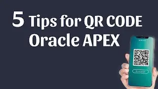 How to Generate QR Code Using Oracle APEX