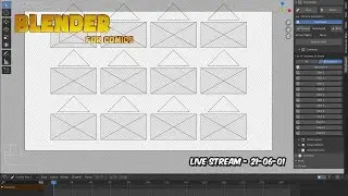 Blender for Comics - Storyboard Add-on Live Stream