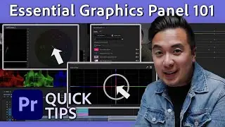 Essential Graphics Panels Premiere Pro Tutorial | Quick Tips with Sidney Diongzon | Adobe Video