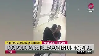 Insólito: dos policías se pelearon en un hospital de Montevideo