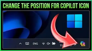 Change The Position For Copilot Icon On Taskbar | Windows 11 | Techtitive