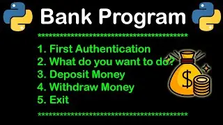 Python Bank Program 💰 Tutorial | Build a Simple Banking System | @tanziltech