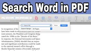 How to Search a Word in PDF || how to search pdf for words || How to Search a Word in PDF File