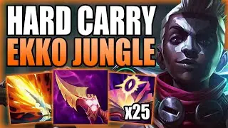 THIS IS HOW EKKO JUNGLE CAN EASILY HARD CARRY SOLO Q GAMES! - Gameplay Guide League of Legends