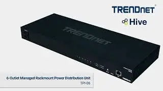 6-Outlet Managed Rackmount Power Distribution Unit - TPI-06