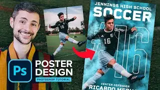 Sports Poster Design | Adobe Photoshop Tutorial