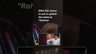 Sql Query for Update | 