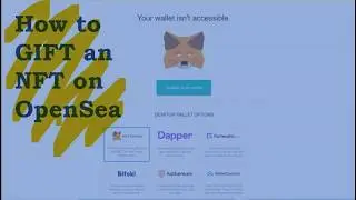 How to gift an NFT on OpenSea - ERC-721 Tokens