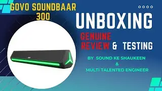 Govo Soundbar 300 GoSurround | Unboxing, Testing & Genuine Review In Hindi With Multiple Led Effects