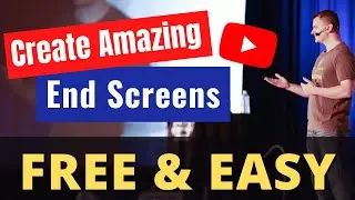 How To Make A YouTube End Screen Template For FREE | Canva Tips and Tricks 2021 | Mike Hobbs