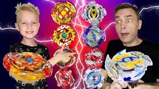 Beyblade Burst. Бейблэйд Берст! Мега Эпичные битвы! Спригганы против Лонгинусов! Все сезоны!