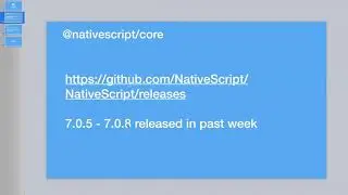 NativeScript Community Chat September 30, 2020