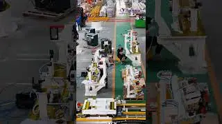Project Pre-Integration Phase: Intense Action and Electrifying Atmosphere!"#factory #robot #welding