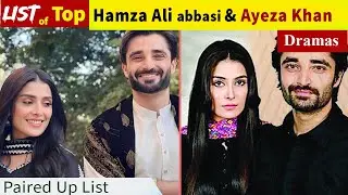 Top Pair up Dramas of Hamza Ali Abbasi & Ayeza Khan | Aiza Khan | Hamza Ali Abbasi | Jaan e Jahan