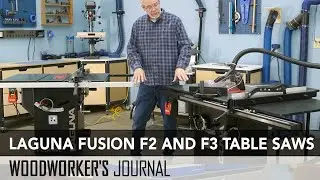 Laguna Table Saw Comparison - Fusion F2 and F3